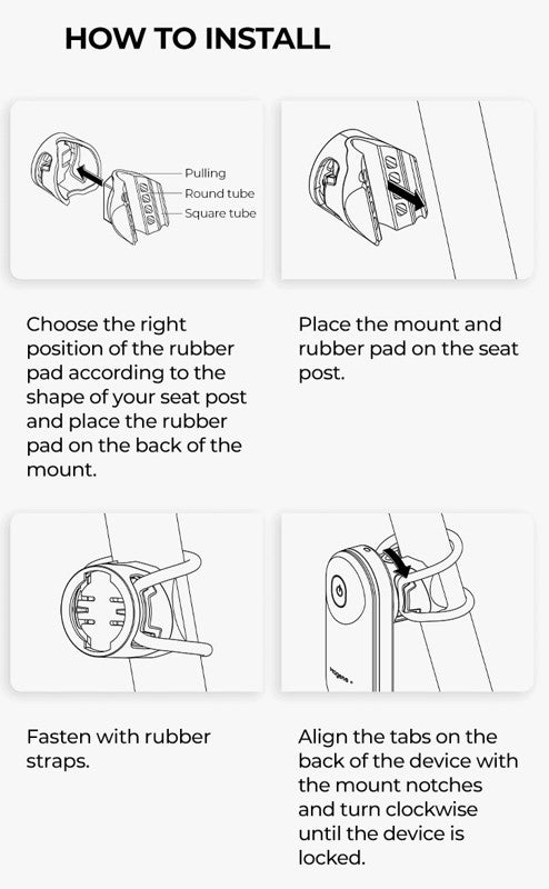 Magene Radar Mount Kit