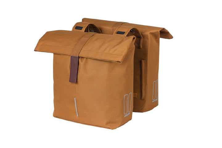 Basil city double bag, 28-32L, camel brown