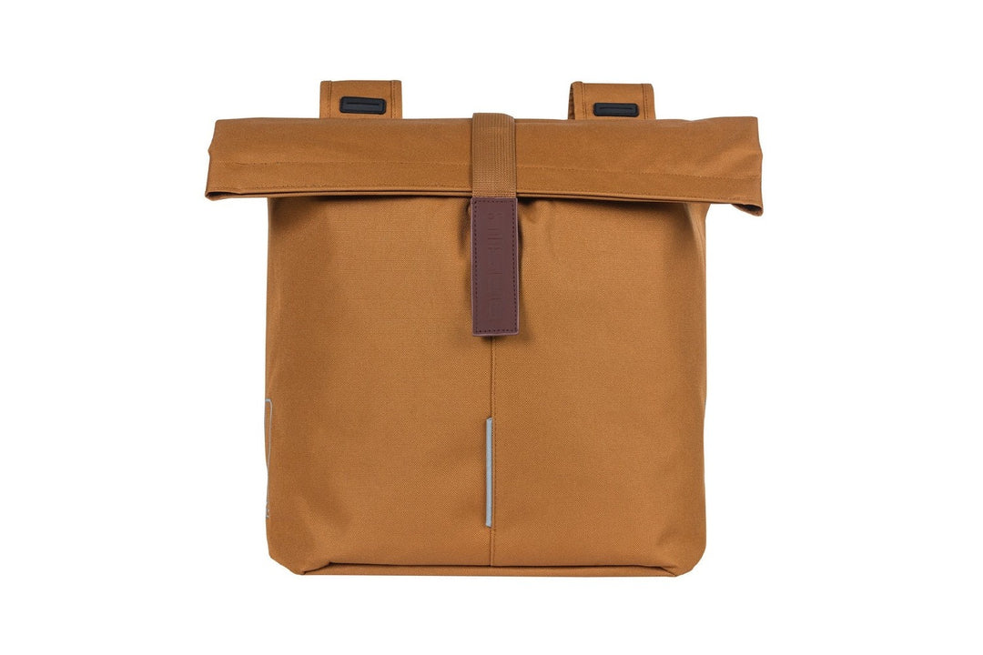 Basil city double bag, 28-32L, camel brown