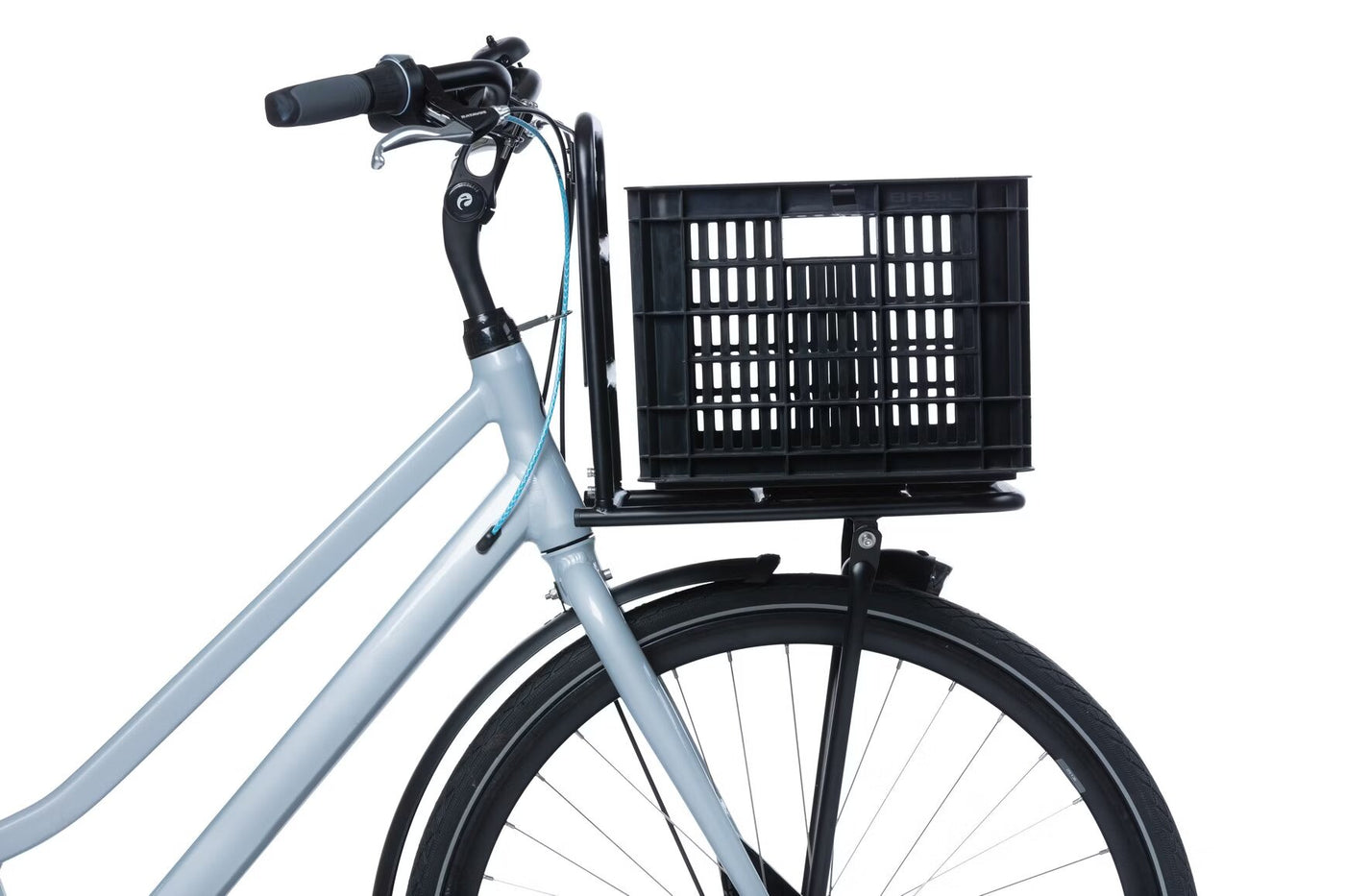 Basil Bicycle Crate MIK Medium 29.5L Black